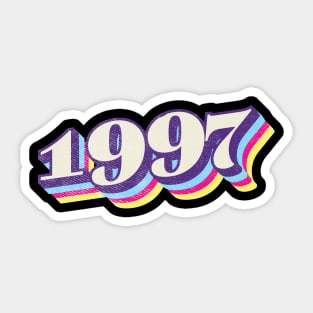 1997 Birthday Year Sticker